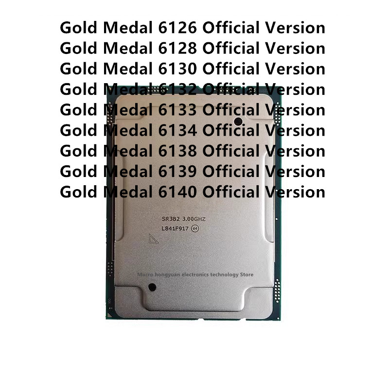 Gold 6138 - Version officielle XEON de processeur Gold