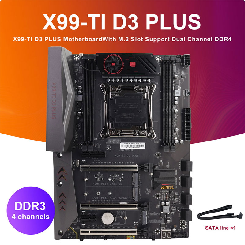 Carte mère JGINYUE X99-TI D3 P - E5 2696 V3 avis et prix